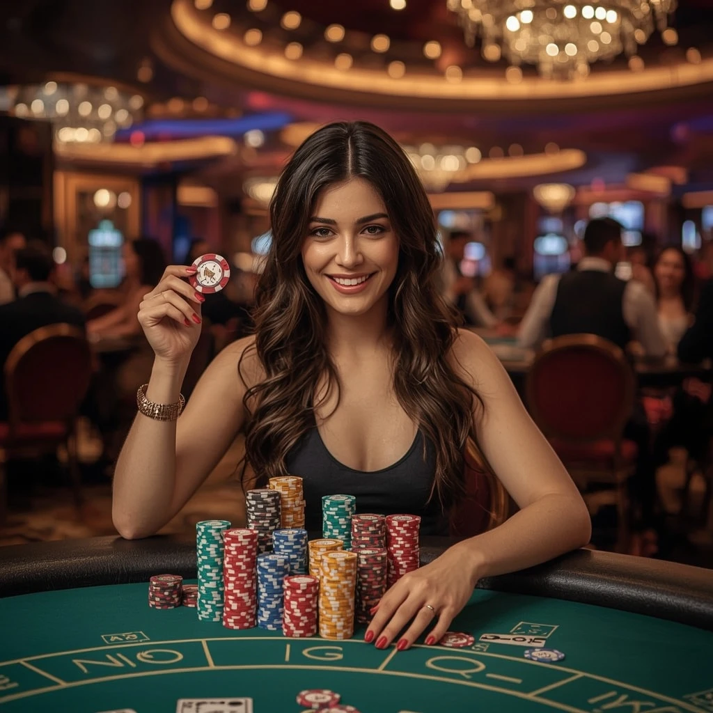 bonus dans les mains de l'homme au casino JELLY BEAN CASINO