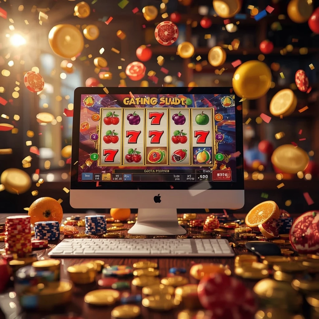 machines à sous sur l'écran JELLY BEAN CASINO