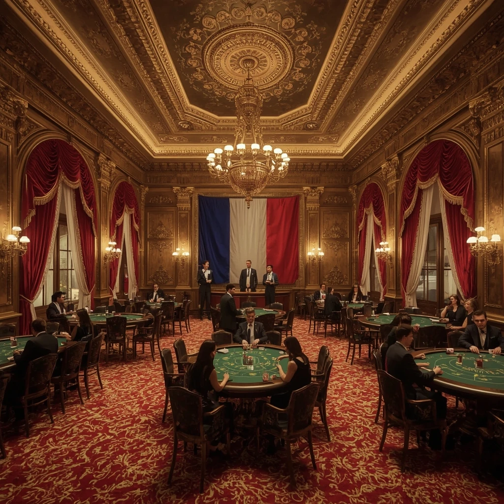 Le casino et le drapeau français JELLY BEAN CASINO